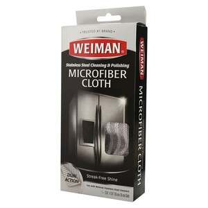 Weiman Stainless Steel Cleaning & Polishing Microfiber Clothes